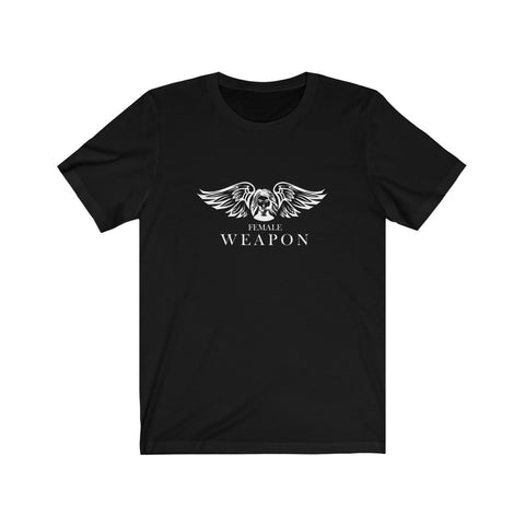 Female Weapon T-shirt 100% Cotton